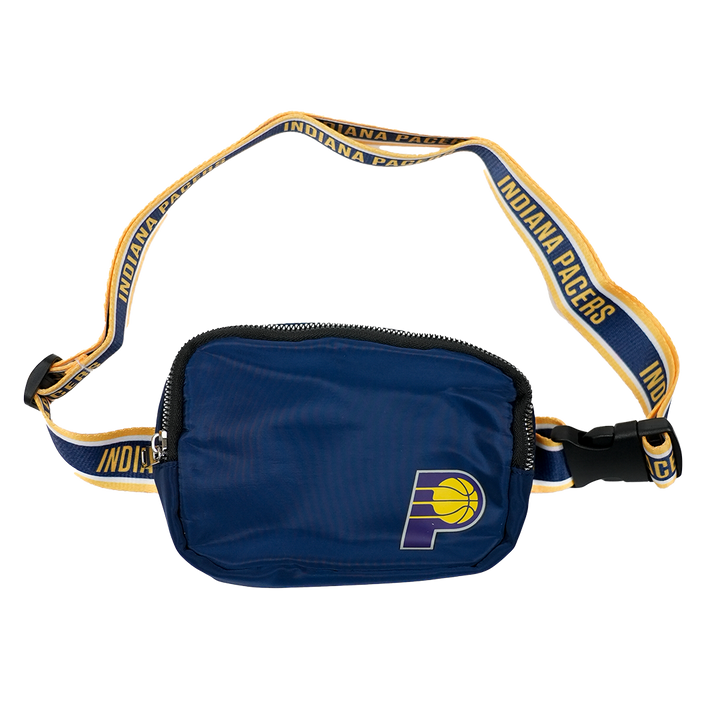 Indiana Pacers Small Team Wordmark Crossbody Belt Bag in Navy by Team Beans