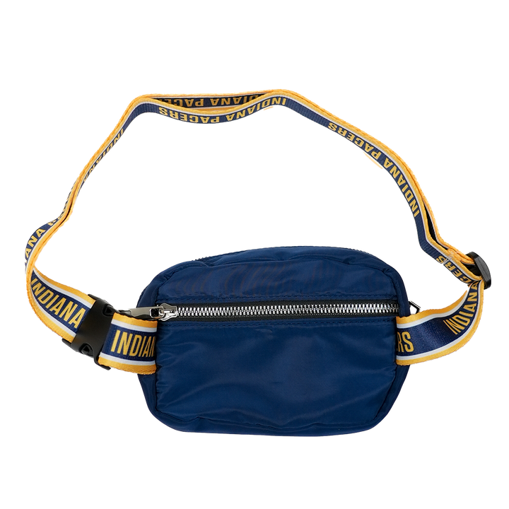 Indiana Pacers Small Team Wordmark Crossbody Belt Bag in Navy by Team Beans