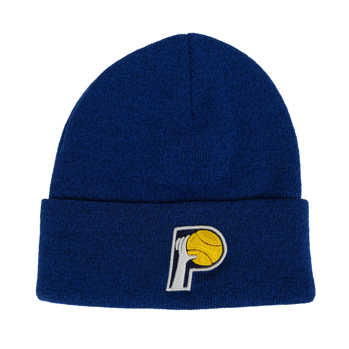 Adult Indiana Pacers Fandom Knit Hat in Royal by Mitchell and Ness