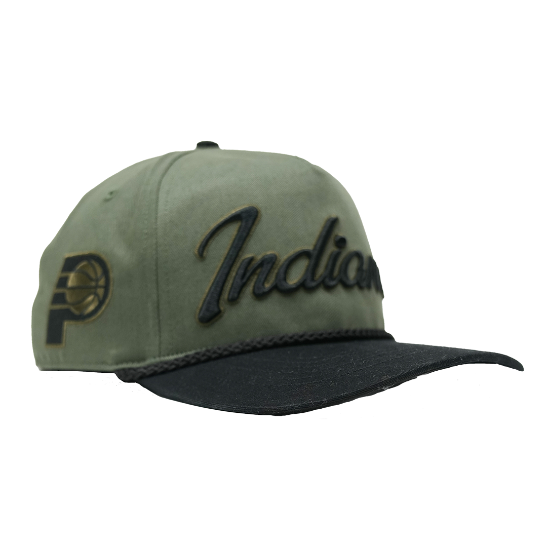 Adult Indiana Pacers Recon Overhand Hitch Hat in Green by '47