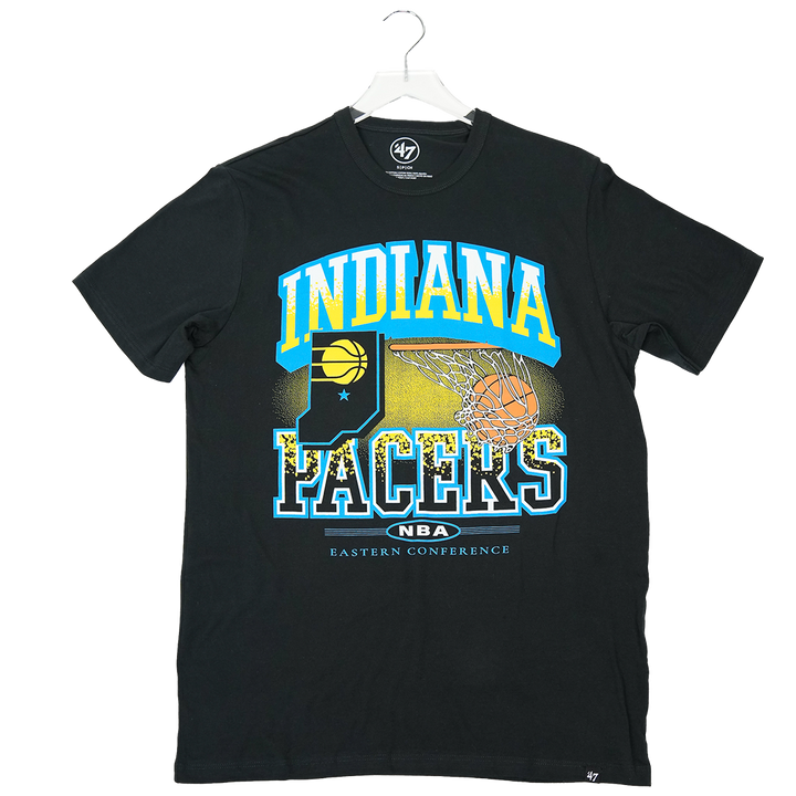 Adult Indiana Pacers 24-25' CITY EDITION No Look Franklin T-shirt in Black by '47