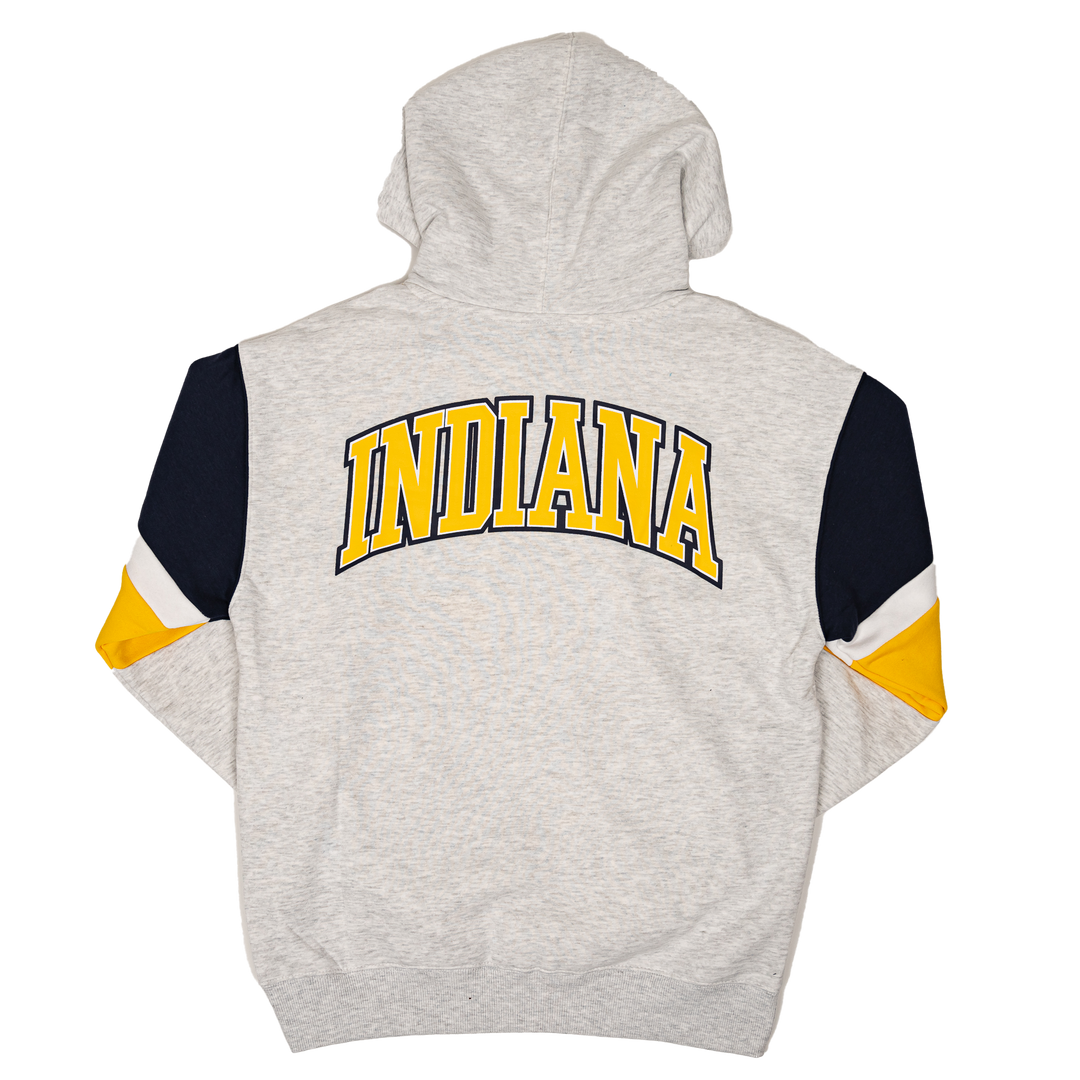 Adult Indiana Pacers Big Show Hooded Sweatshirt in Grey by UNK