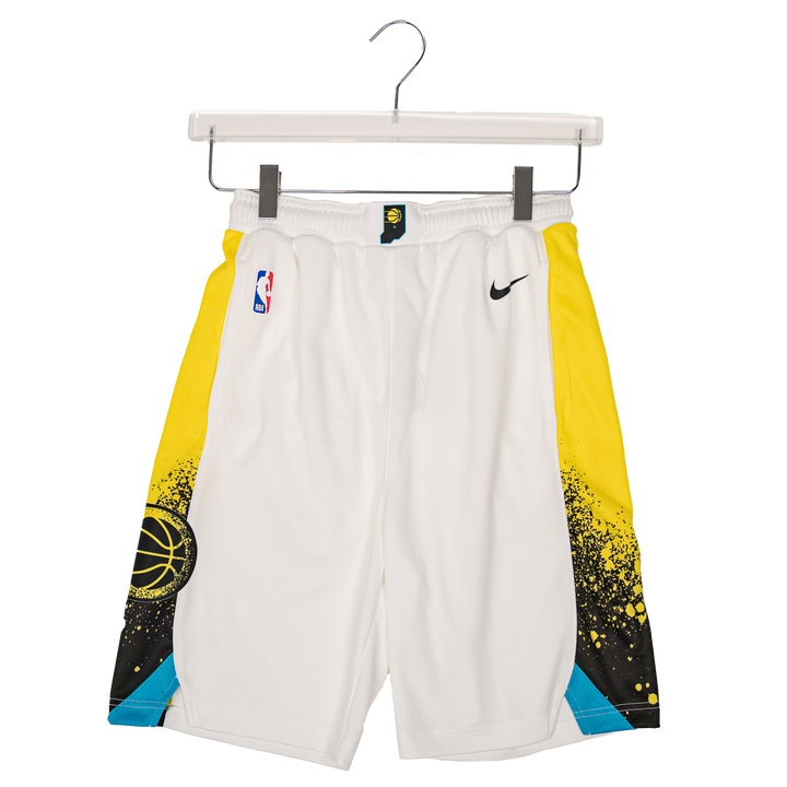 Youth Indiana Pacers 24-25' CITY EDITION Swingman Shorts in White by Nike