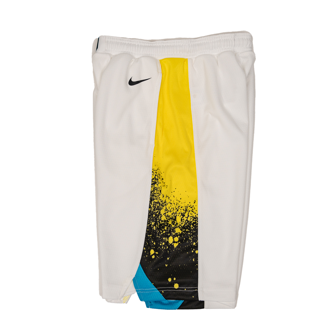 Youth Indiana Pacers 24-25' CITY EDITION Swingman Shorts in White by Nike