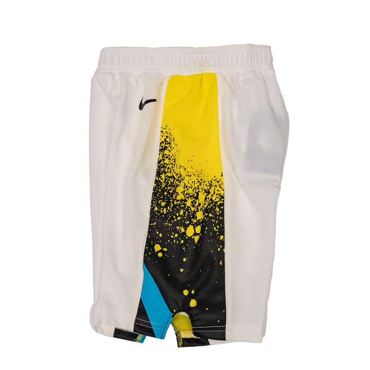 Youth 4-7 Indiana Pacers 24-25' CITY EDITION Swingman Shorts in White by Nike