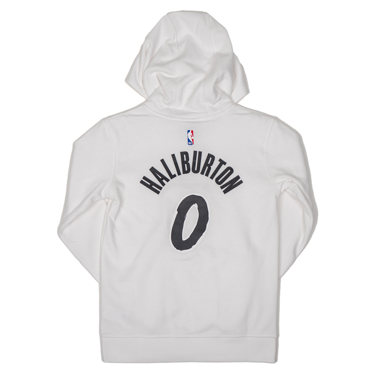 Youth Indiana Pacers #0 Tyrese Haliburton 24-25' CITY EDITION Name and Number Sweatshirt in White by Nike