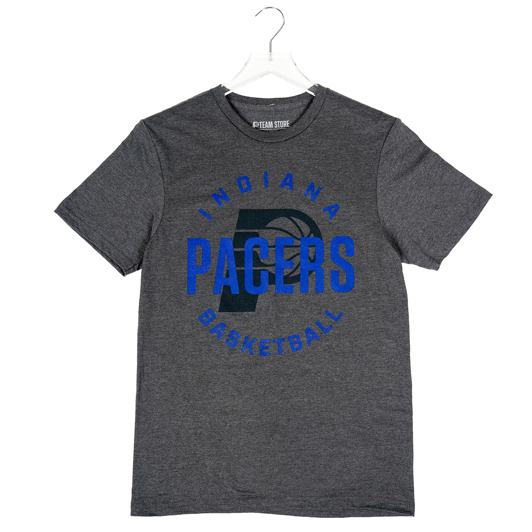 Adult Indiana Pacers Shadow T-shirt in Grey by Pacers Team Store