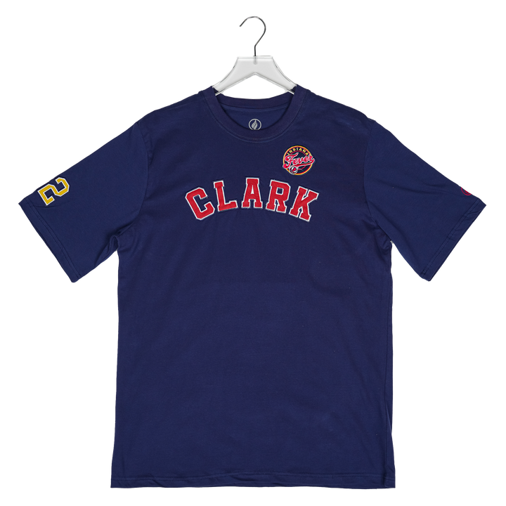 Adult Indiana Fever Caitlin Clark #22 Name and Number Sleeve T-shirt in Navy by FISLL