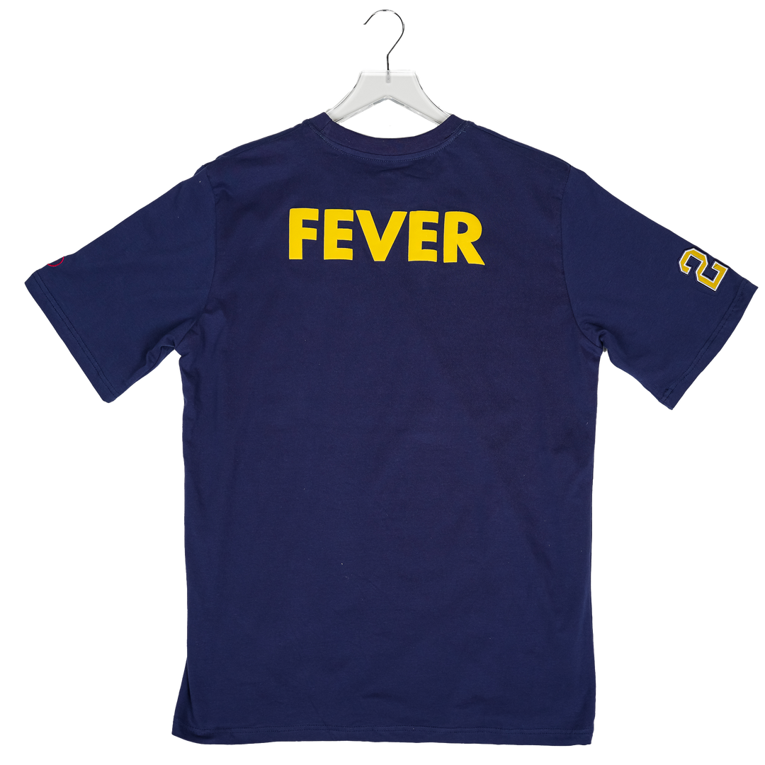 Adult Indiana Fever Caitlin Clark #22 Name and Number Sleeve T-shirt in Navy by FISLL