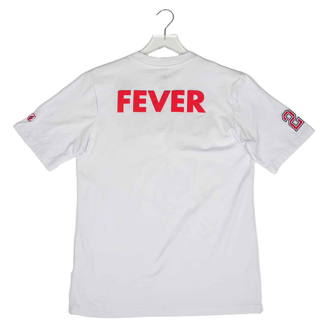 Adult Indiana Fever Caitlin Clark #22 Sleevie T-shirt in White by FISLL