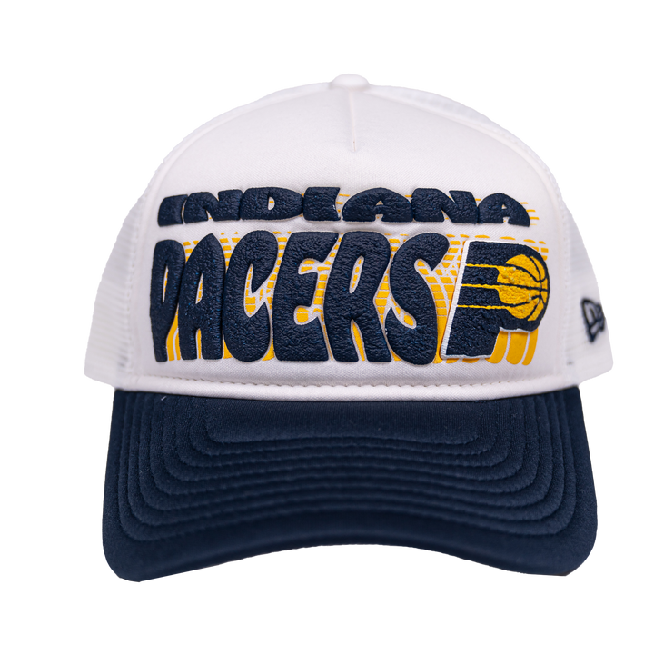 Youth Indiana Pacers Team Printed Hat in Navy by New Era