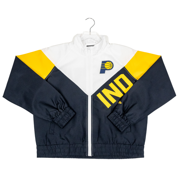 Women's Indiana Pacers Full-Zip Windbreaker Jacket In Navy by New Era