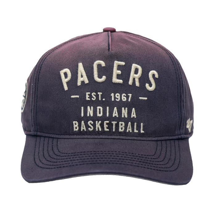 Adult Indiana Pacers Dusted Laramine Hitch RF Hat in Navy by '47