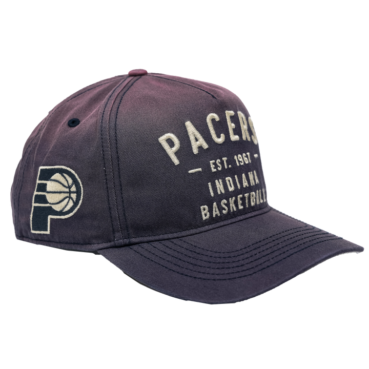 Adult Indiana Pacers Dusted Laramine Hitch RF Hat in Navy by '47