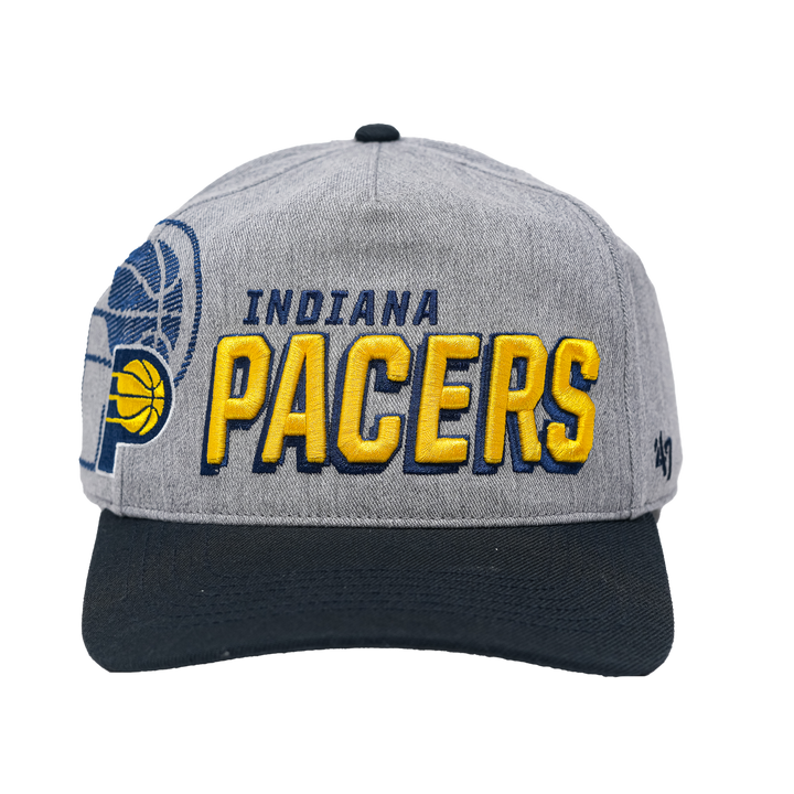 Adult Indiana Pacers Overshadow Hitch Hat in Grey by '47