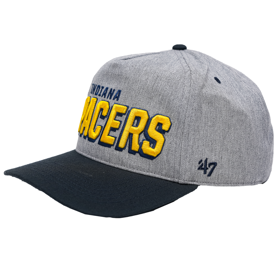 Adult Indiana Pacers Overshadow Hitch Hat in Grey by '47