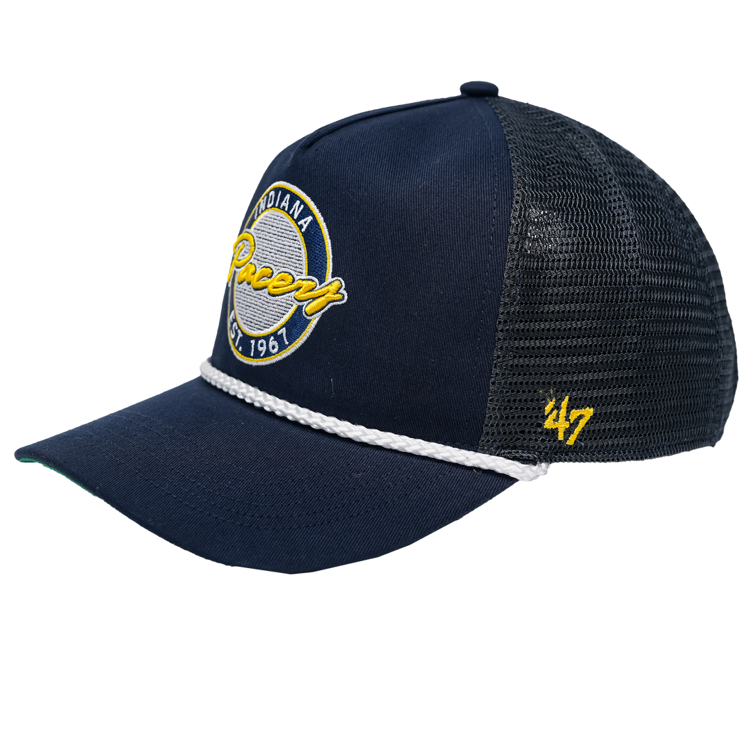 Adult Indiana Pacers Promenade Hitch RF Hat in Navy by '47