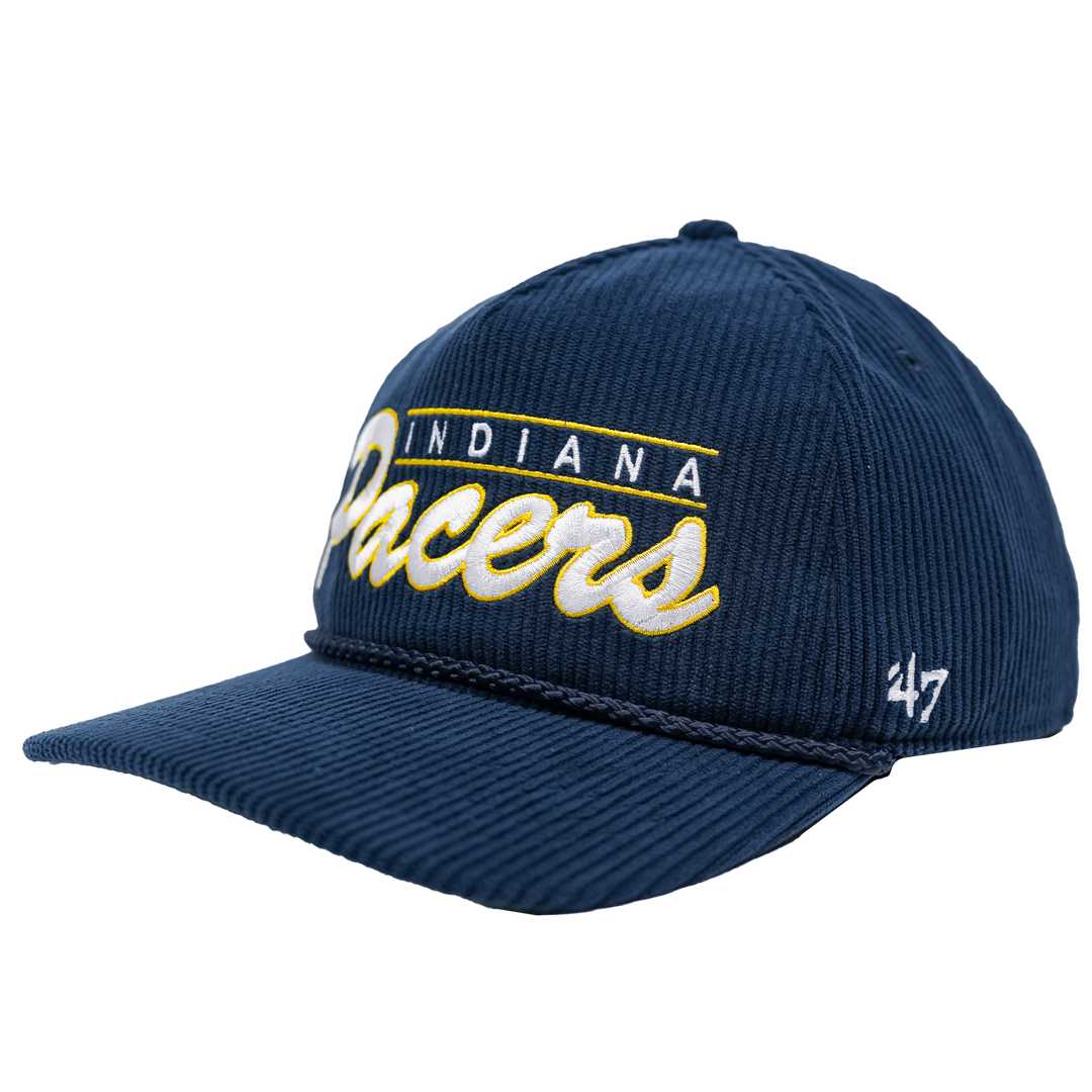 Adult Indiana Pacers Corduroy Hitch RF Hat in Navy by '47