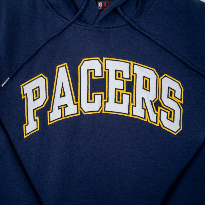 Adult Indiana Pacers Red Alert Hooded Sweatshirt in Navy by Unk