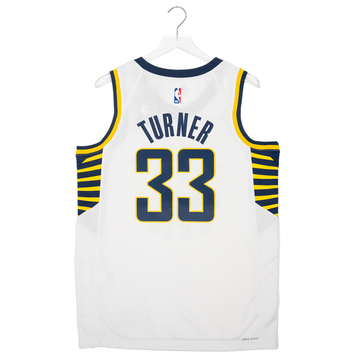 Adult Indiana Pacers #33 Myles Turner Association Swingman Jersey by Nike