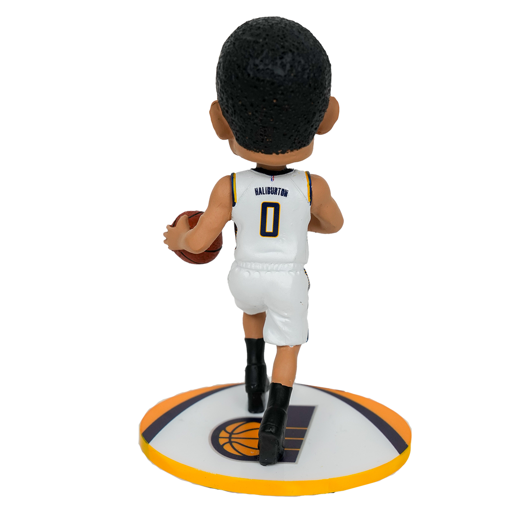 Indiana Pacers Tyrese Haliburton #0 5in Mini Superstar Bobblehead in Navy by FOCO