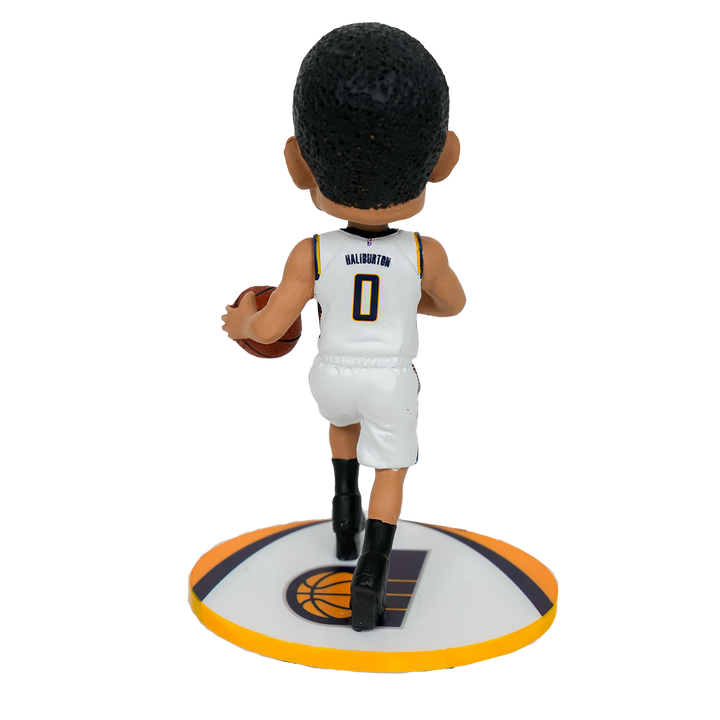 Indiana Pacers Tyrese Haliburton #0 5in Mini Superstar Bobblehead in Navy by FOCO