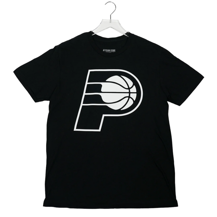 Adult Indiana Pacers Primary Logo T-shirt in Black by Pacers Team Store