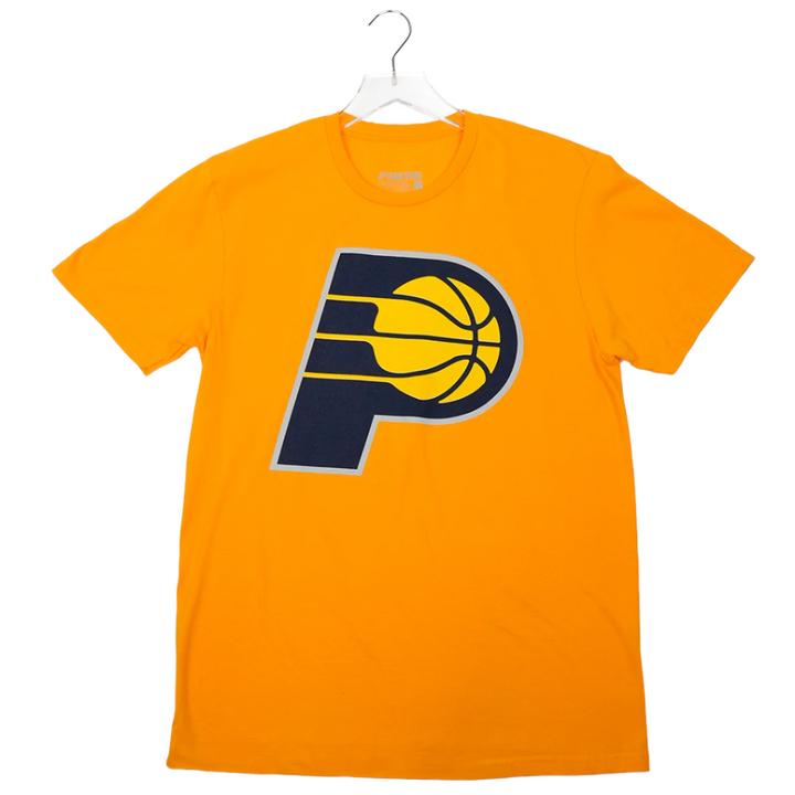 Adult Indiana Pacers Primary Logo T-shirt in Gold (REG $35)