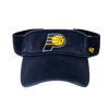 Adult Indiana Pacers Primary Logo Clean Up Visor in Navy by '47