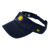 Adult Indiana Pacers Primary Logo Clean Up Visor in Navy by '47