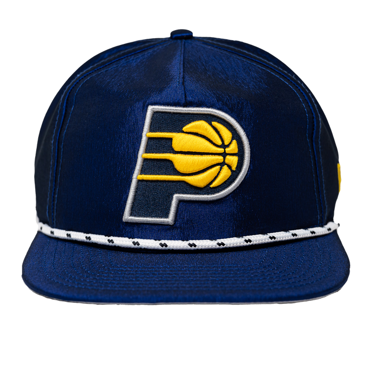 Adult Indiana Pacers Golfer Team Rope Hat in Navy by New Era