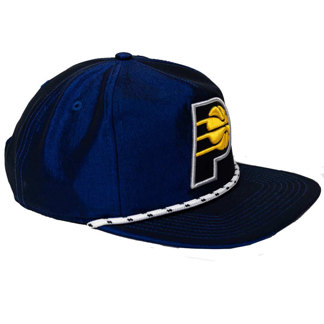 Adult Indiana Pacers Golfer Team Rope Hat in Navy by New Era