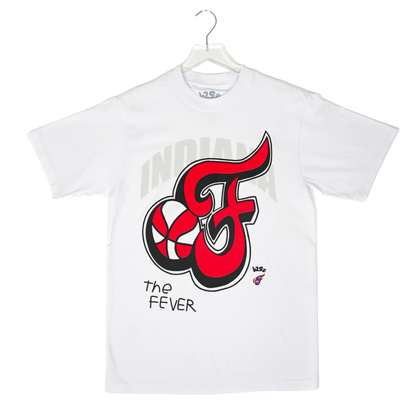 Adult Indiana Fever City T-Shirt in White by B2SS