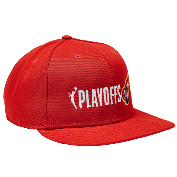 Adult Indiana Fever 2024 WNBA Playoffs 9Fifty Hat in Red by New Era