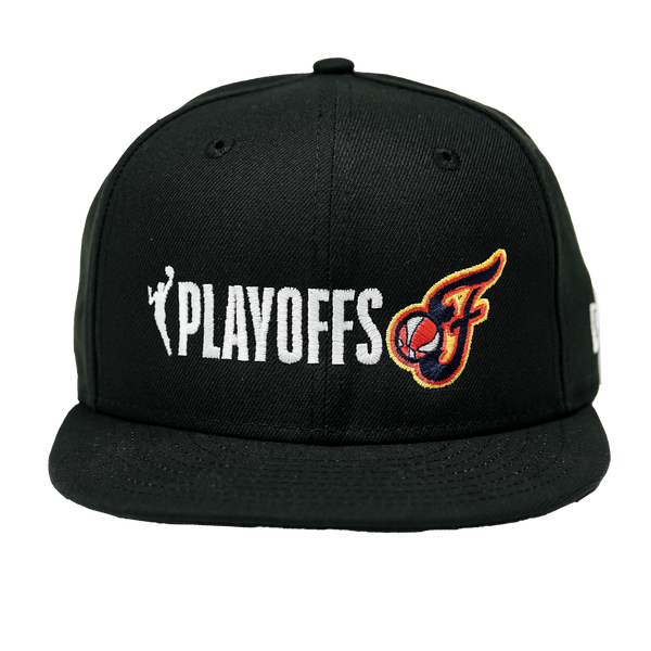 Adult Indiana Fever 2024 WNBA Playoffs 9Fifty Hat in Black by New Era