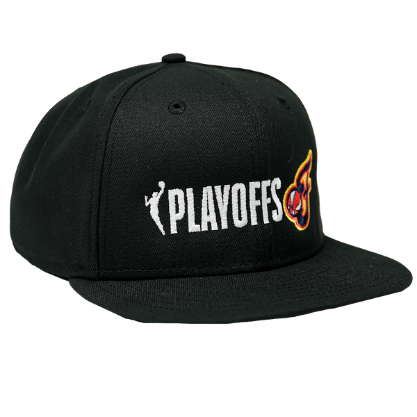 Adult Indiana Fever 2024 WNBA Playoffs 9Fifty Hat in Black by New Era