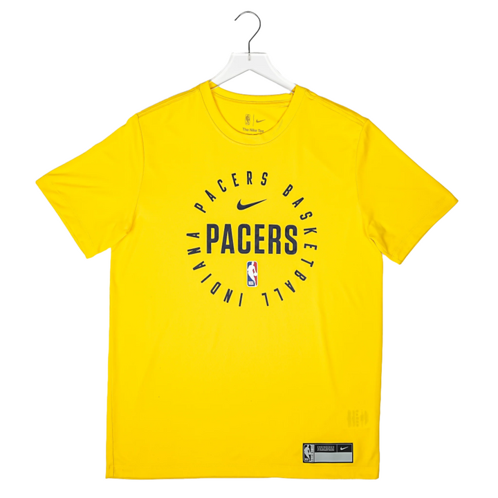 Adult Indiana Pacers 24-25' Practice T-shirt in Gold by Nike