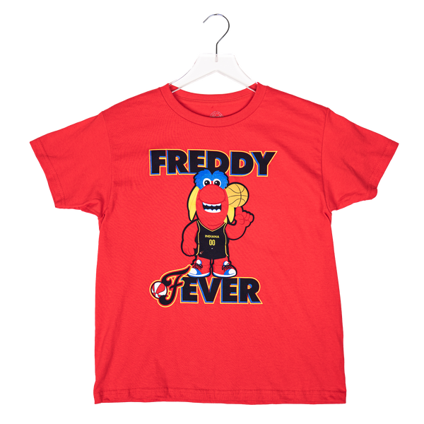 Youth Indiana Fever Freddy Fever T-shirt in Red by Something Inked