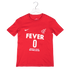 Youth Indiana Fever #0 Kelsey Mitchell Rebel Name and Number T-Shirt in Red by Nike