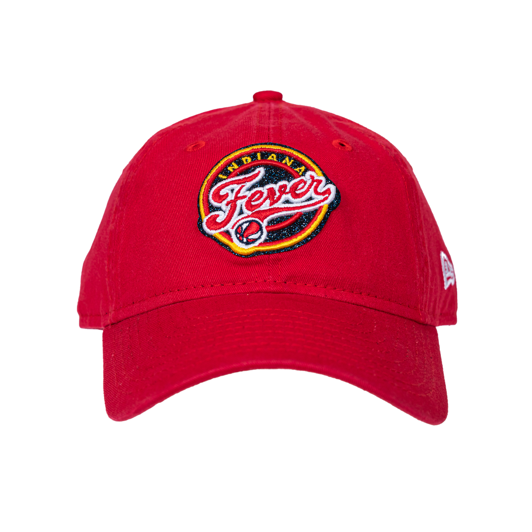 Youth Girls Indiana Fever Glitter 9Twenty Hat in Red by New Era