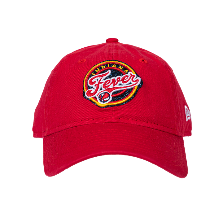 Youth Girls Indiana Fever Glitter 9Twenty Hat in Red by New Era