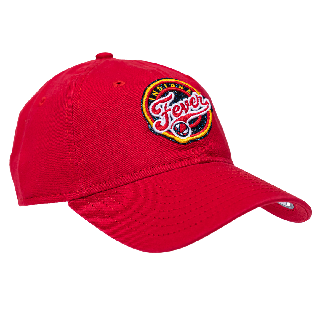 Youth Girls Indiana Fever Glitter 9Twenty Hat in Red by New Era