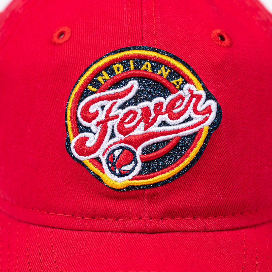 Youth Girls Indiana Fever Glitter 9Twenty Hat in Red by New Era