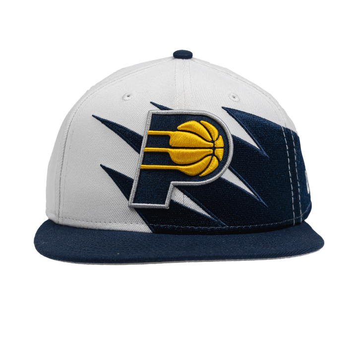 Adult Indiana Pacers Jagged 9Fifty Hat in Navy by New Era