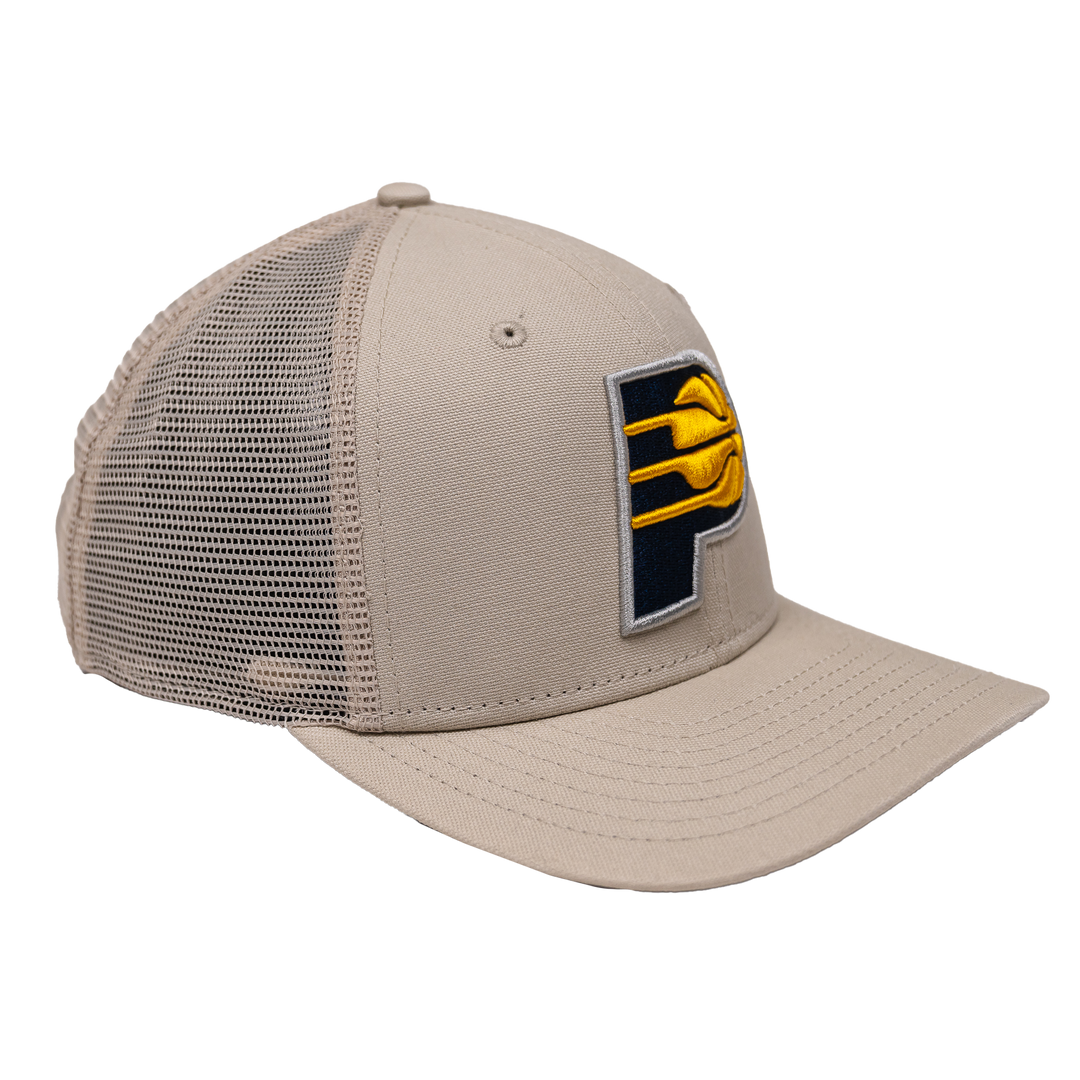 Adult Indiana Pacers Stretch Canvas 9Seventy Hat in Natural by New Era