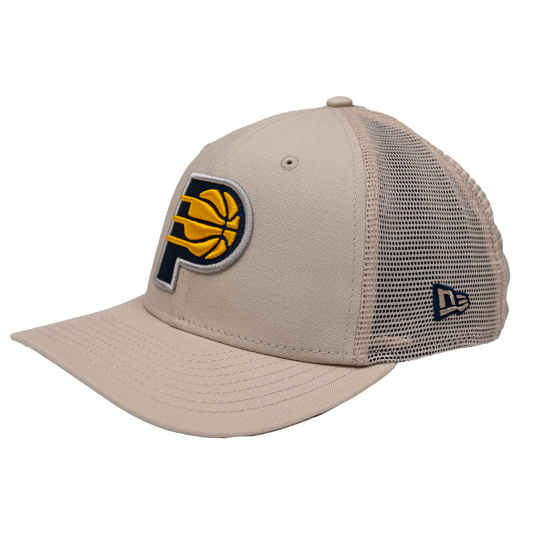 Adult Indiana Pacers Stretch Canvas 9Seventy Hat in Natural by New Era