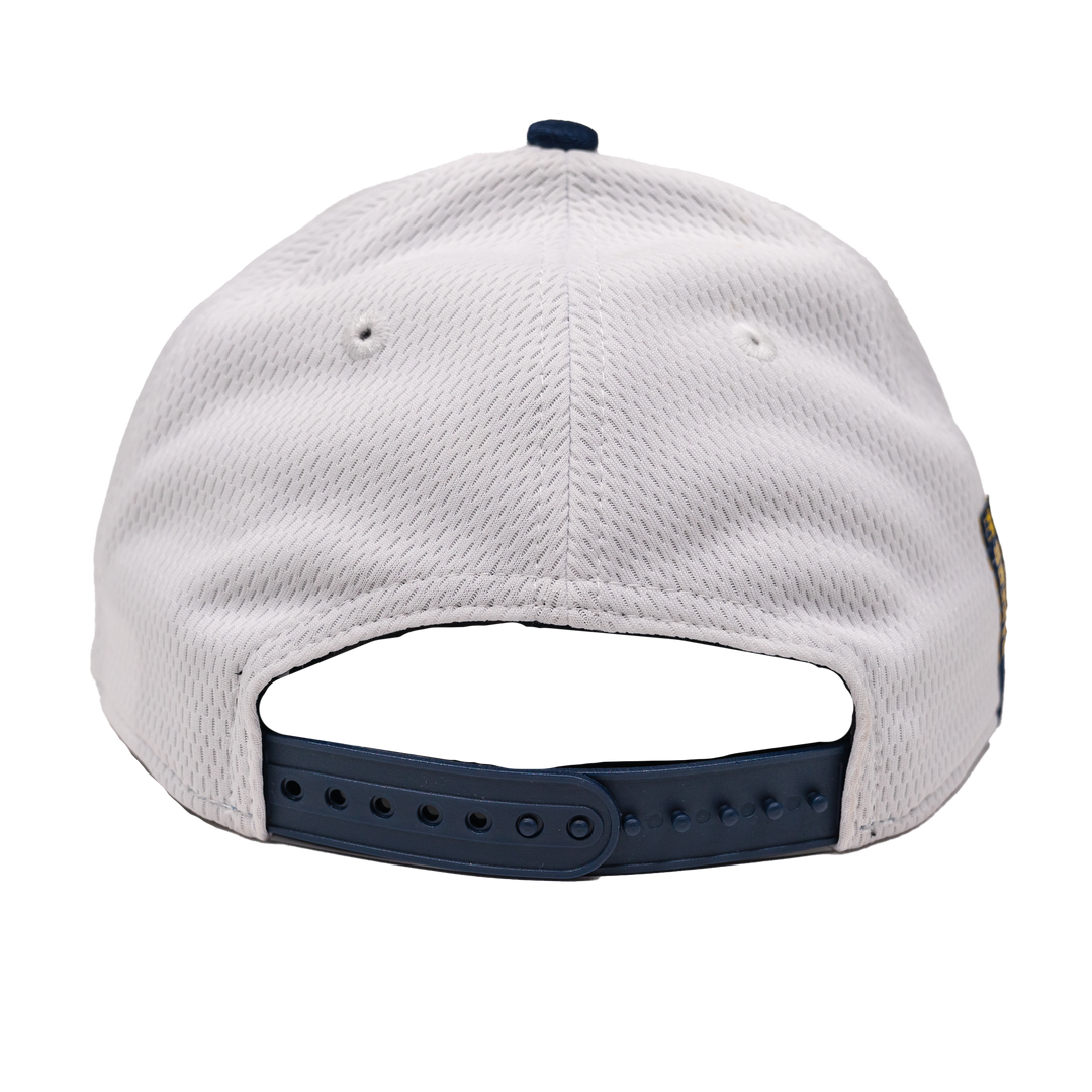 Adult Indiana Pacers 2T Dash Stretch Snap 9Forty Hat in White by New Era