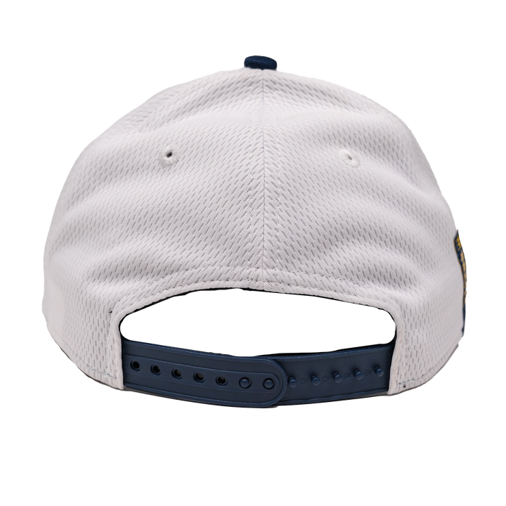 Adult Indiana Pacers 2T Dash Stretch Snap 9Forty Hat in White by New Era