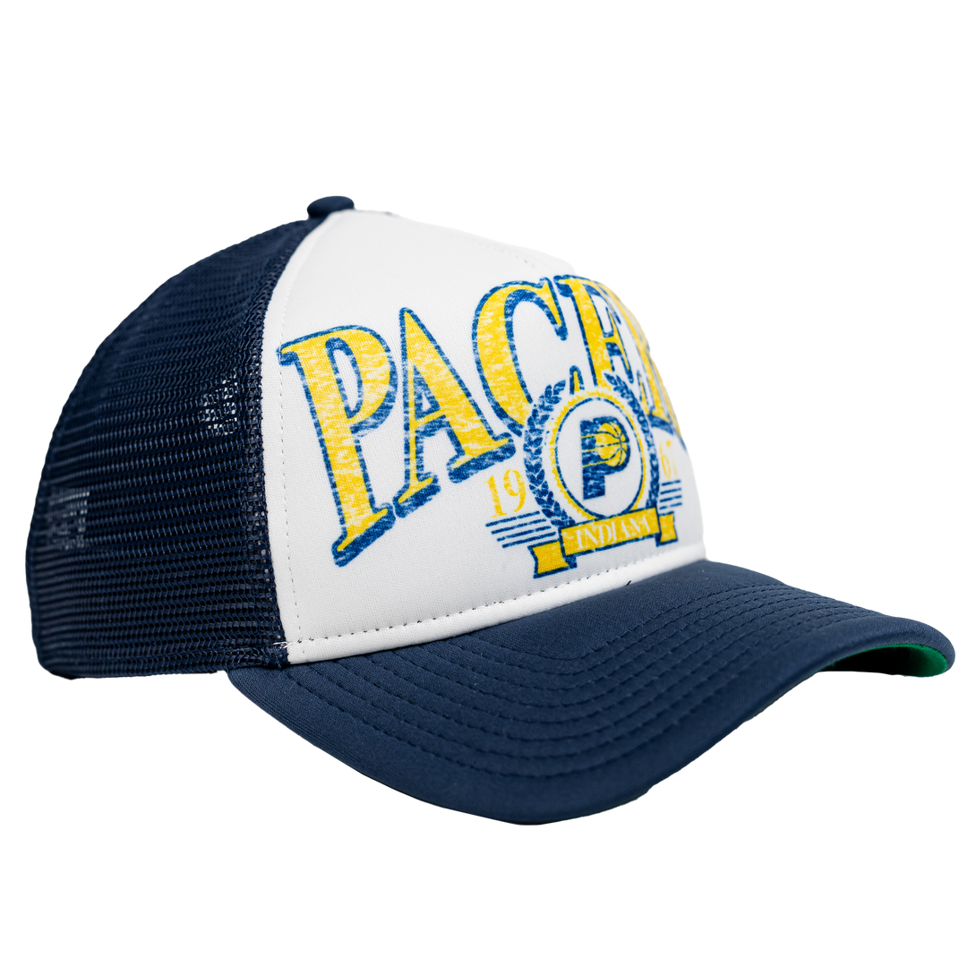 Adult Indiana Pacers AF Distressed 9Forty Hat in Navy by New Era