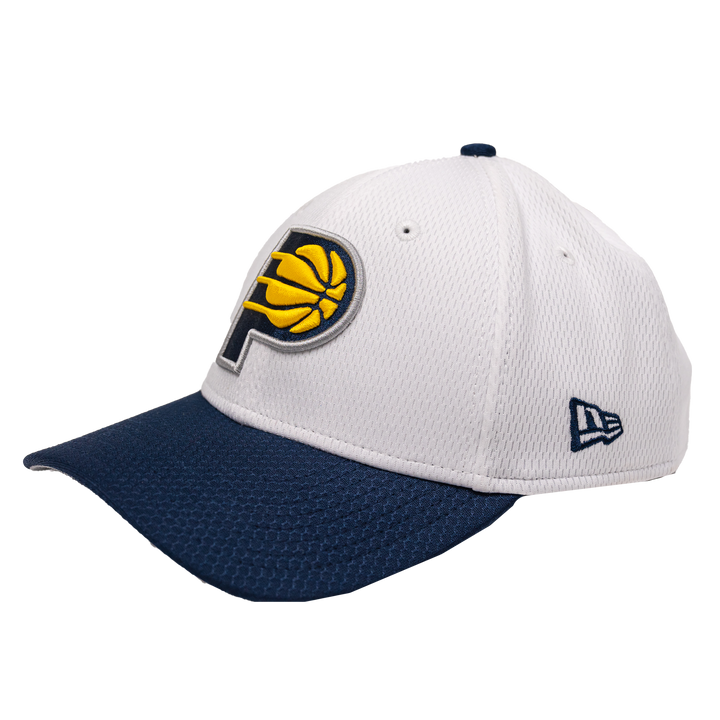 Adult Indiana Pacers 2T Dash Stretch Snap 9Forty Hat in White by New Era